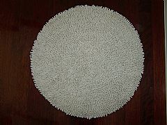 MODERN-STUNNING-SHAGGY-CREAMY-WHITE-ROUND-FLOOR-RUG-MAT-70-cm-NEW